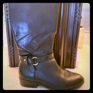 Ralph Lauren women’s Maryann wide calf riding boot